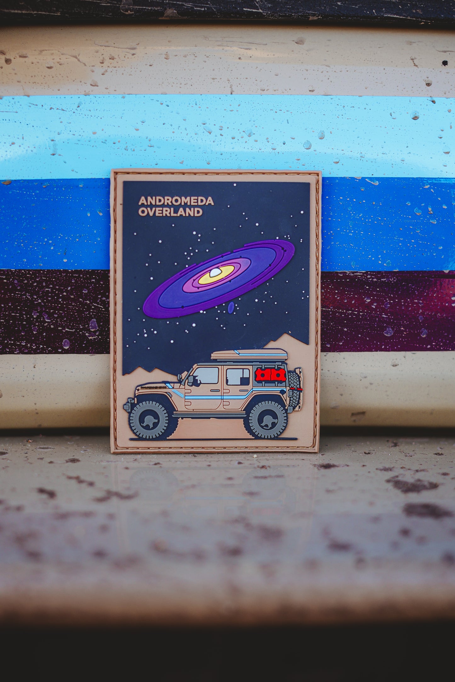 PVC Velcro Andromeda Overland Space Patch